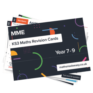 KS3 Maths Revision Cards
