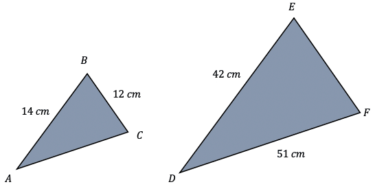 similar shapes example 2 triangles