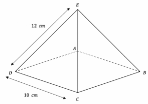 3D Pythagoras and Trig Height Question 