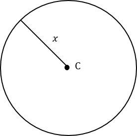 area circumference circle question unknown radius