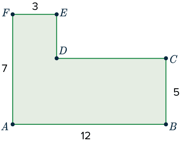 perimeter of compound shapes example