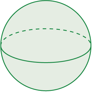 surface area of sphere example