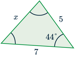 Cosine rule to find a length